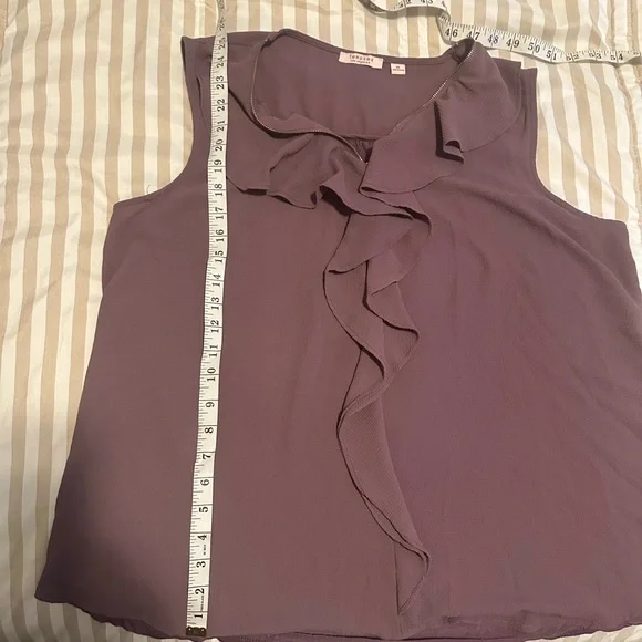 Tempted Purple Ruffled Blouse Womens Plus  Size 2X - Picture 11 of 11